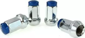 D1Spec_D Riešutai M12x1.25 Steel 30mm D1Spec Orginalinis sidabrinis / Mėlynasis kūgis