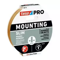 Lipni dvipusė juosta lauko darbams TESA SLIM (2 vnt.) 5m x 9mm 66714-00001-00