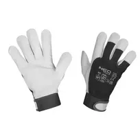 Darbo pirštinės NEO 2122X, ožkos oda, Velcro, 10 dydis