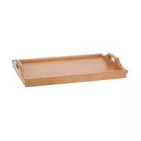 Excellent Houseware Bamboo Pusryčių padėklas, bambuko padėklas su kojelėmis 50x30 cm
