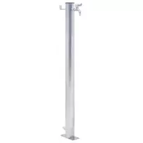Vandens kolonėlė sodui, 80cm, nerūdijantis plienas, apskrita