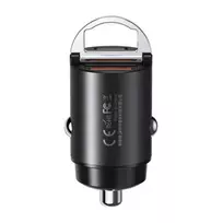 Automobilinis įkroviklis 2x USB-C Remax RCC332, 30W (juodas)
