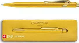 Caran D'ache Caran d`Arche CARAN D 'ACHE 849 Goldbar pen, M, dėžutėje, aukso