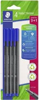 Staedtler STAEDTLER Fineliner triplus blau 4er-Set retail
