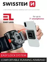 Sourcing Tiekimas Swissten Quick Connect apyrankė / rankinis telefono laikiklis 4–6,8 colio