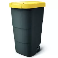 Prosperplast KEDEN ŠIUKŠLIŲ DĖŽĖ WHEELER 110 L – GELTONA