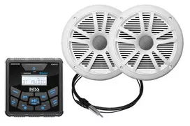 Boss Audio Systems BOSS MCKGB450W.6 Marine 240W (4 X 60W) audio komplektas (baltas)