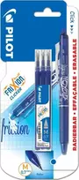 Pilot Pen FriXION Clicker mėlyna 0,7 + užtaisai