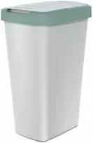 Prosperplast Krepšys COMPACTA Q šiukšliadėžė - šviesiai žalia / uosio spalvos, 45 l, Keden