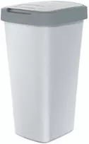 Prosperplast Krepšys COMPACTA Q šiukšliadėžė - lygi pilka / uosio spalvos, 25 l, Keden