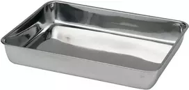 Mėsos ir maisto padėklų talpykla iš chromo plieno 260x200x40mm - Hendi 508107