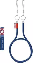 Samsung stovas GP-TOU021HIILW skirtas pastatomam dėklui S22/S22+/S22 Ultra Marvel mėlynos spalvos