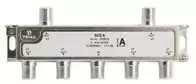 Triax SCS 6, Kabelių skirstytuvas, 75 O, 5–2400 MHz, Sidabrinis, Baltas, Kištukas/Kištukas, 16,5 dB