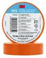 3M 3M Temflex™ 165 165OR1E Isoleringsbånd #####Temflex™ 165 Oranžinis (L x B) 10 m x 15 mm 1 stk