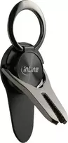 InLine ® išmanusis telefonas 3in1 Smartclip automobilio laikiklis, stovas, piršto laikiklis, lipni mobiliojo telefono rankena, išmaniojo telefono laikiklis, selfie mobiliojo telefono laikiklis,
