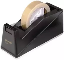 3M 3M Scotch Tischabroller C10, unbestückt, juodas für Klebefilm bis 25 mm x 66 m, aus ABS Kunststoff (C 10)