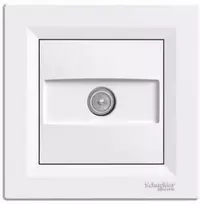Schneider Electric ASFORA TV terminalo lizdas 1dB baltas - EPH3200121