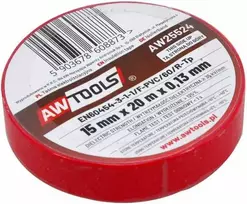 AW-Tools AWTOOLS IZOLIACINĖ JUOSTA 19mm x 20m RAUDONA