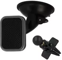 Oem Topt automobilinis laikiklis – TXR – MAGNETIC / 2 mounts: on the glass and air vent / with a pilkas frame