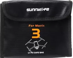 SunnyLife dėklo dėklas Dji Mavic 3 ugniai atsparus / 3 akumuliatoriams / M3-dc106-3