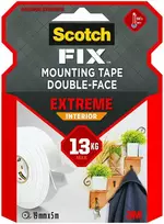 3M 3M Scotch tvirtinimo juosta Extreme dvipusė vidinė 19mm x 5m...