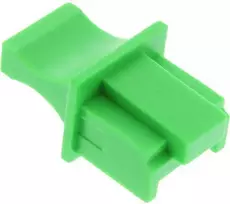 InLine Dulkių gaubtas RJ45 lizdui žalias 100vnt. (59942F)