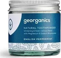 GEorganics, dantų pastos milteliai, angliškų pipirmėčių kvapas, 60 ml