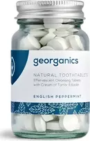 Georganics Natūralios dantų pastos tabletės, anglų pipirmėtės, 120 tablečių