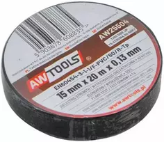 AW-Tools AWTOOLS IZOLIACINĖ JUOSTA 25mm x 20m JUODA