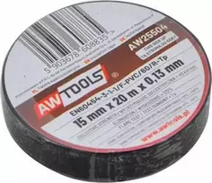 AW-Tools AWTOOLS IZOLIACINĖ JUOSTA 19mm x 20m JUODA
