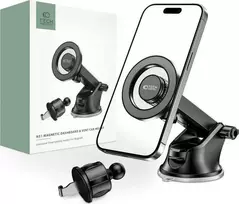 Tech-Protect N51 automobilinis telefono laikiklis su MagSafe for Cockpit/Air Vent – juodos spalvos