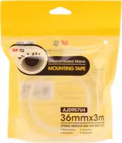 M&G Nano Tape montavimo juosta, dvipusė, skaidri, 36mm 3m MG