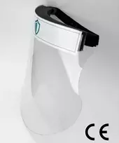 „Visor Mask“ apsauginis šalmas „MyScreen Face Shield Polish“ prekės ženklas