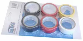 SATRA PVC izoliacinė juosta MIX 6 vnt.