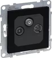 Legrand SUNO TV- R- SAT antenos lizdas FM + DAB 1,5dB juodas 721467