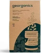 Georganics Natūrali kramtomoji guma, anglų pipirmėtė, 180 dervų