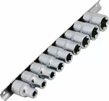 AW-Tools AWTOOLS TORX galvučių rinkinys 1/2″ E10-E24 9 vnt.