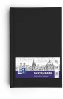 Oxford SKETCHBOOK susiūtas A5 96k 100g juodas 400152622 OXFORD