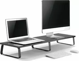 Mozos DUAL RISER S lentynos stovas dviem monitoriams