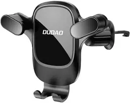 Dudao F5Pro air vent automobilinis telefono laikiklis - juodos saplvos