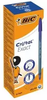 BIC Cristal Exact tušinukas mėlyna, 20 vnt. dėžutėje