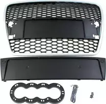 MTuning_F GRILL AUDI A6 C6 RS- STYLE Sidabrinis- BLAKK (04-09)