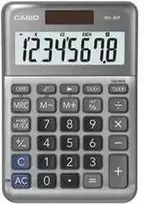 Stalinis skaičiuotuvas CASIO MS-80F, metalinis korpusas
