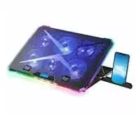 Evolveo Ania 9 RGB aušinimo padėklas, reguliuojamas stovas profesionaliam nešiojamajam kompiuteriui