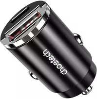 Automobilinis įkroviklis Choetech TC0006 1x USB-A, 1x USB-C 30W PD 3.0 (juodas)
