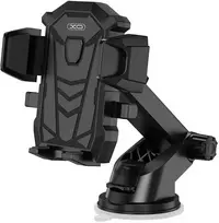 Xo car holder C76 juodas with suction cup