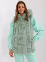 Wool Fashion Italia Liemenė-AT-KZ-2379.96P-pistacijos