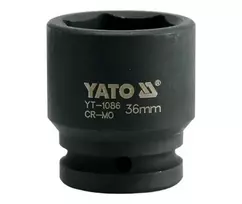 YATO ŠEŠIAKAMPIS SMŪGINIS ANTGALIS 3/4" TRUMPAS 36 mm