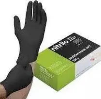 Santex Juodos nitrilinės pirštinės NITRIFLEX Juodas SOFT, 100 vnt., 3,5 g - M