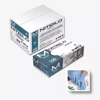 Santex Mėlynos nitrilinės pirštinės NITRIFLEX, 100 vnt., 3,5 g - M